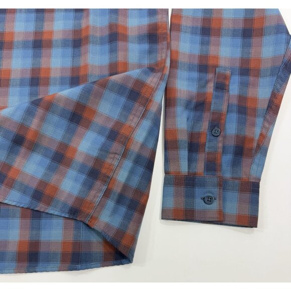 Icebreaker Mens Shirt 100% Merino Wool Flannel Long Sleeve Button Sz Large Plaid - Picture 4 of 12